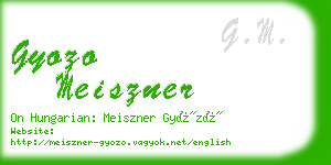 gyozo meiszner business card